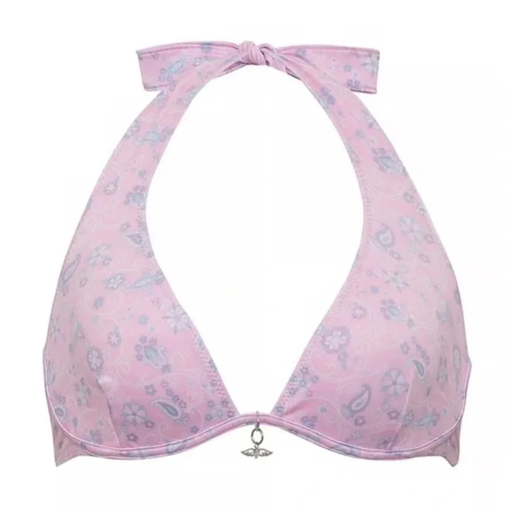 New! Frankies Bikinis Victorias Secret Estella Paisley Bikini Top 45528